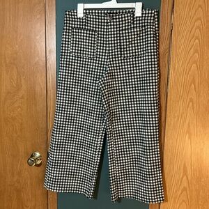 Black & white gingham check pants 🖤🤍
